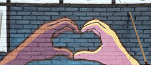 Hands forming a heart