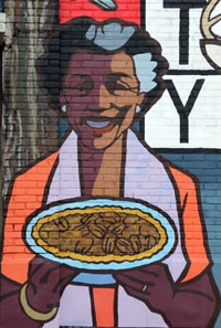 Woman with Pecan Pie